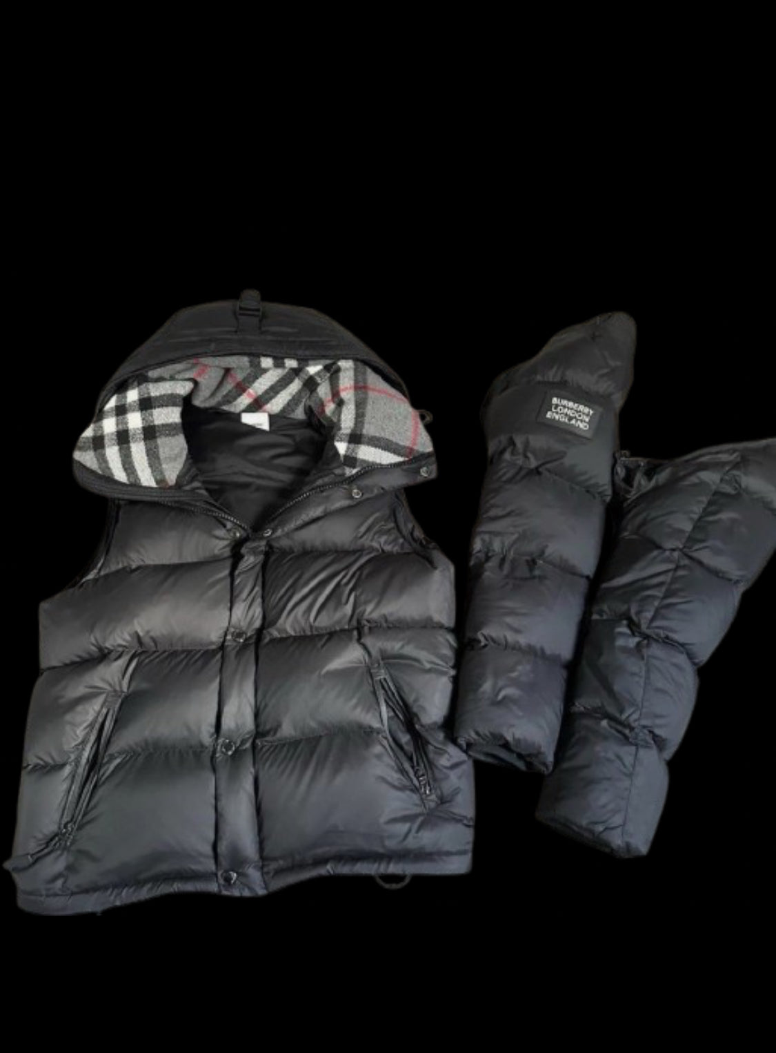 Burberry Detatchable Sleeves Puffer