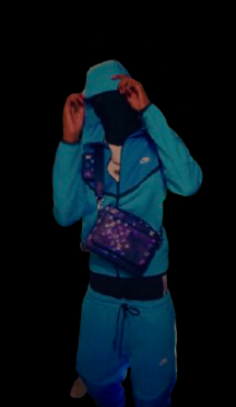 Nike Tech Blue Mix Full Zip Tracksuit Set