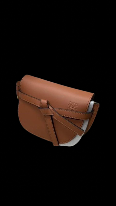 LOEWE Brown Mini Gate Dual Bag