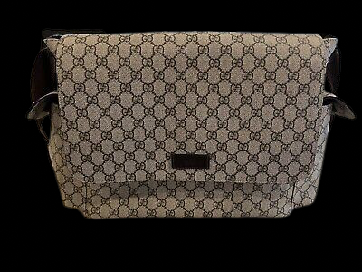 Preloved GG Supreme Canvas Diaper Bag